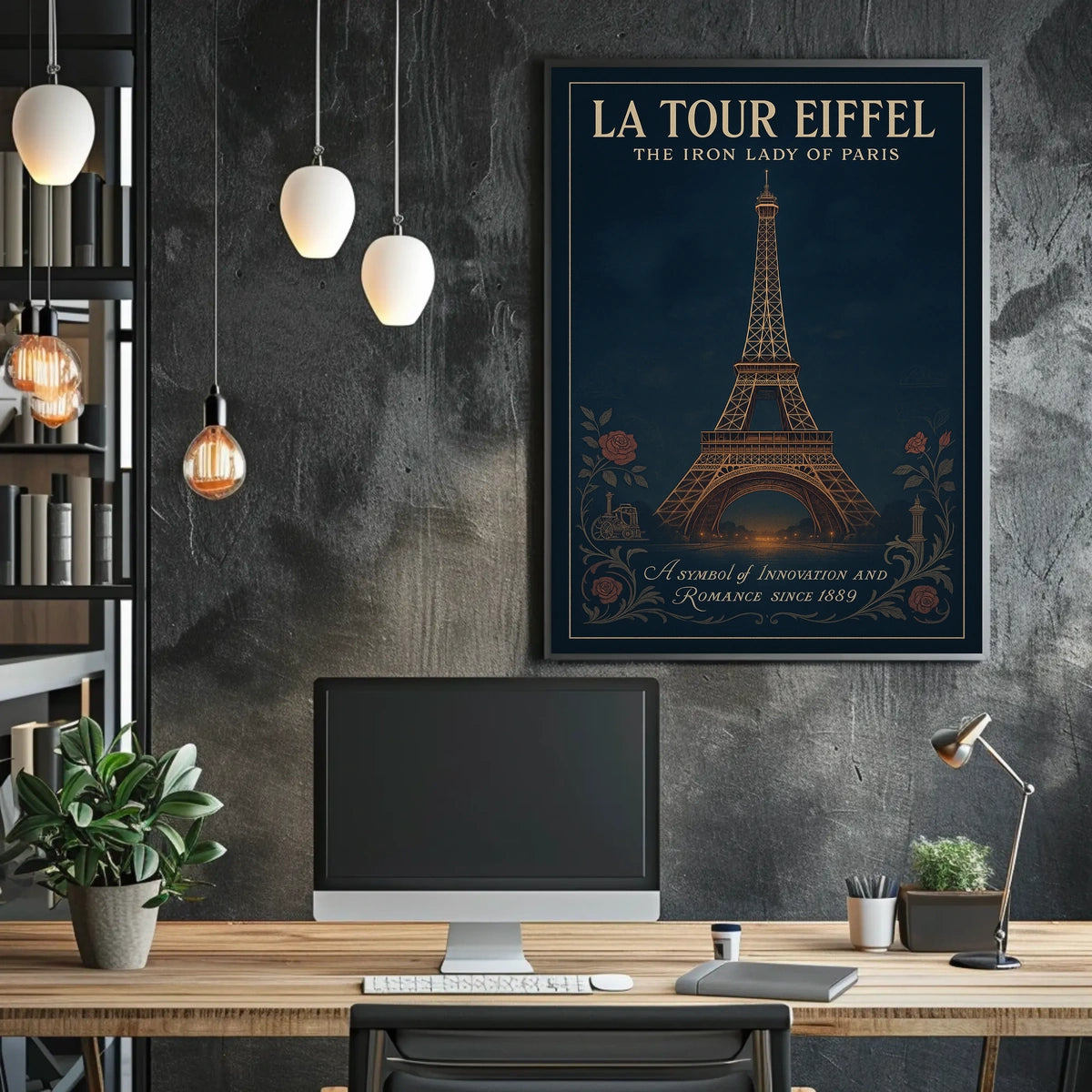 La Tour Eiffel The Iron Lady of Paris Poster