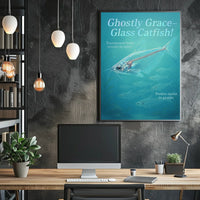 Ghostly Grace Glass Catfish Poster