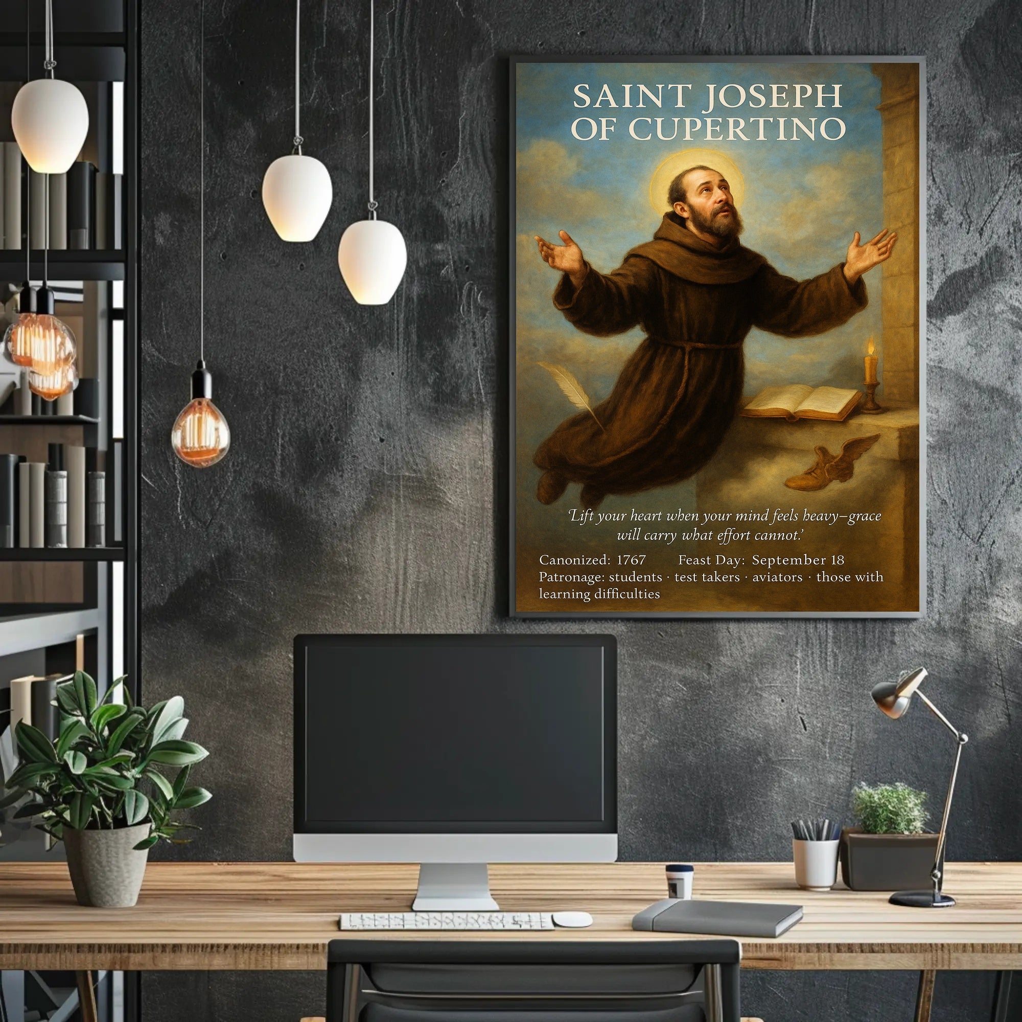 Saint Joseph of Cupertino Poster PosterGoat