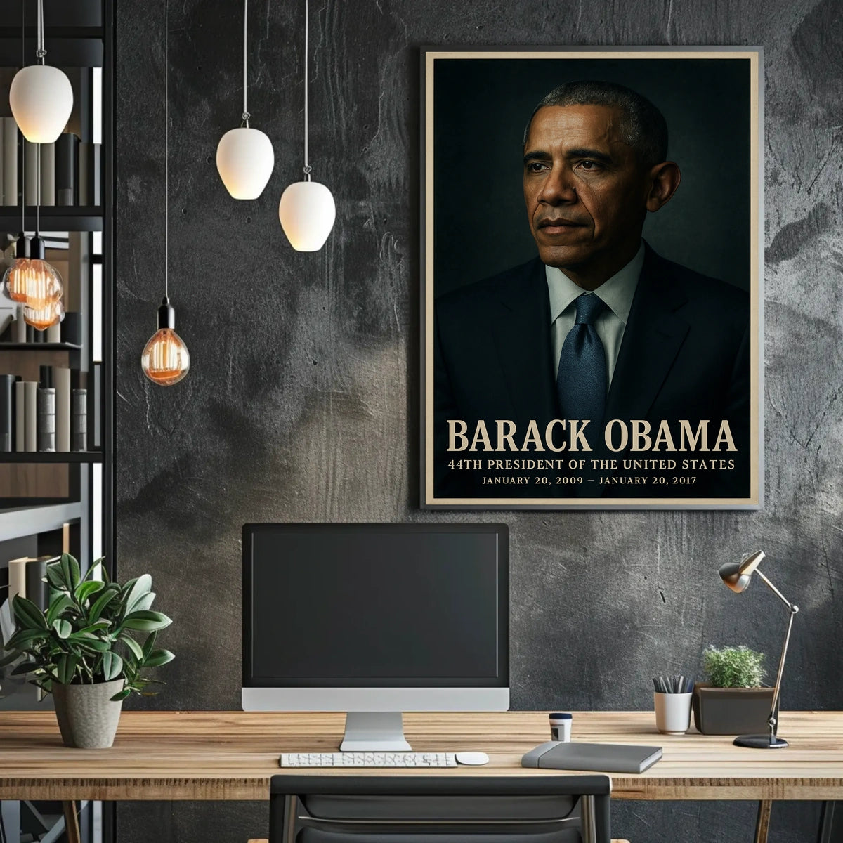 Barack Obama 44th President Poster Wall Art Decor For Home