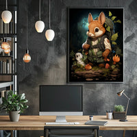 Adventurous Woodland Wanderer Poster