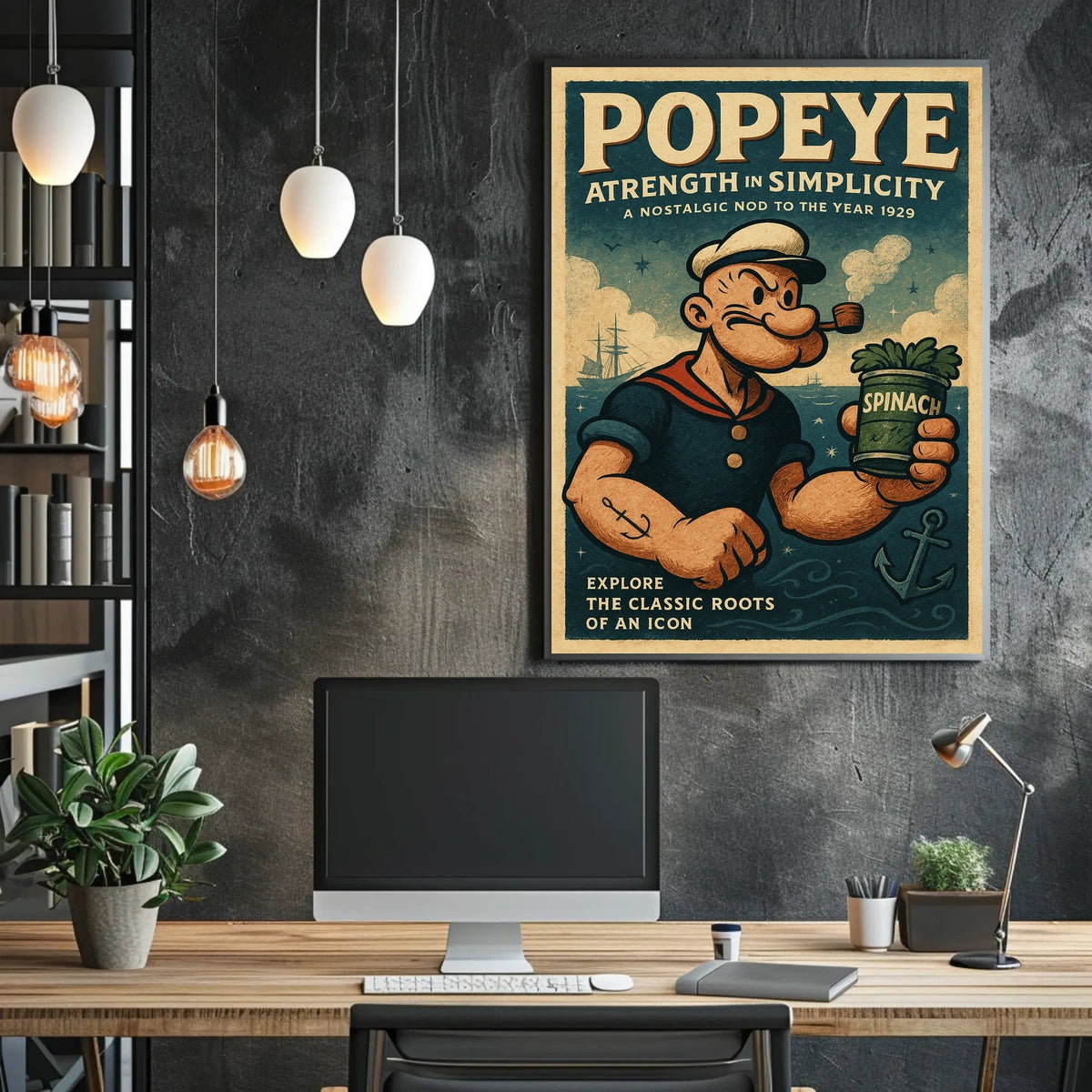 Popeye 1929 Art Poster POP-58