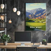 PGA WEST Golf Landscape Art Poster - Sports Poster