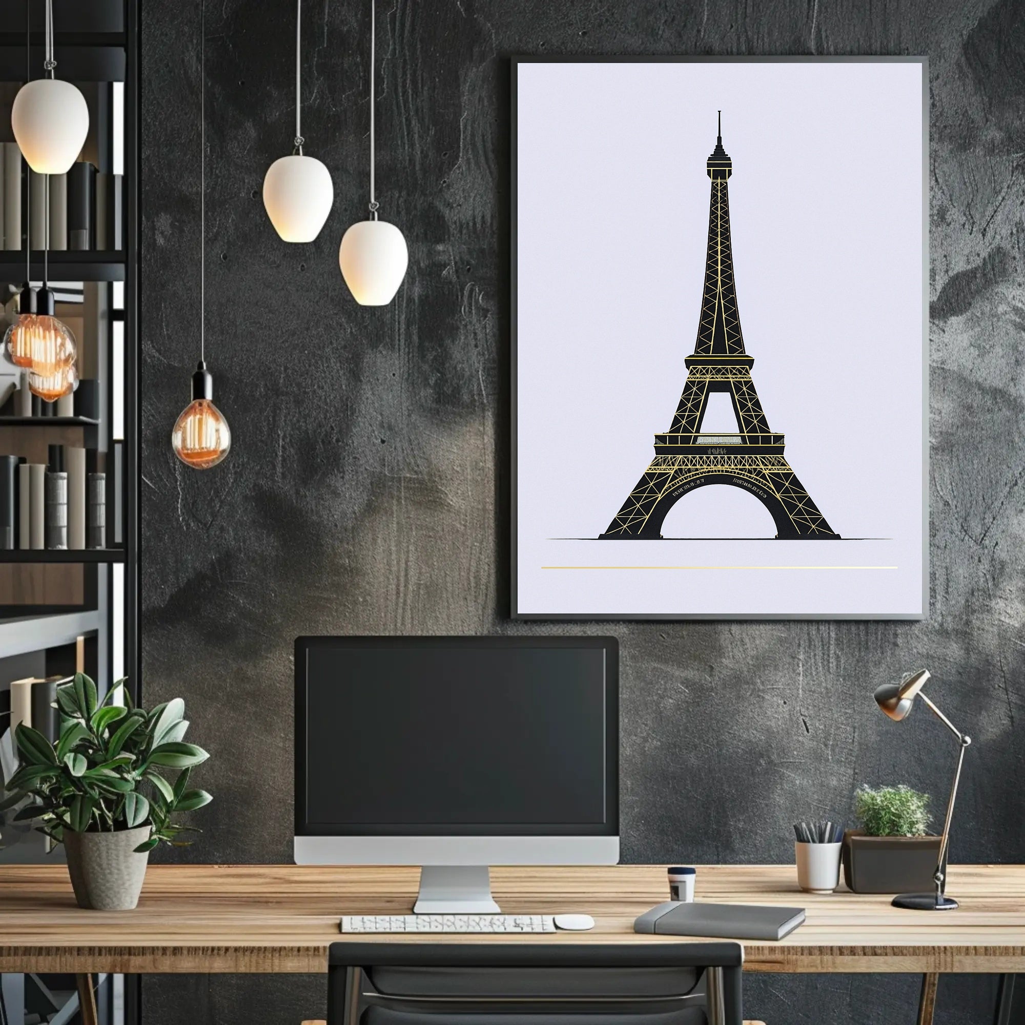 Eiffel Tower Elegance Poster PosterGoat
