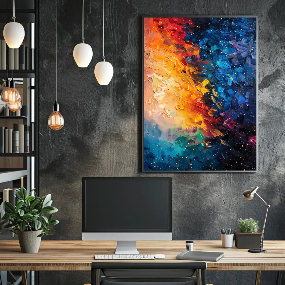 Modern Abstract Science and Education Poster