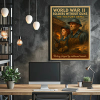 Soldiers Without Guns The Factory Army Poster