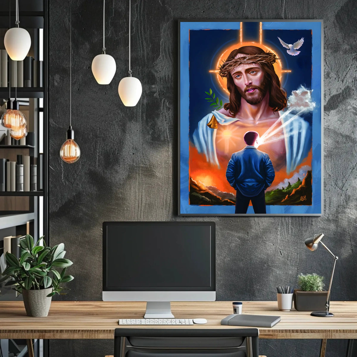 Divine Reflection Poster