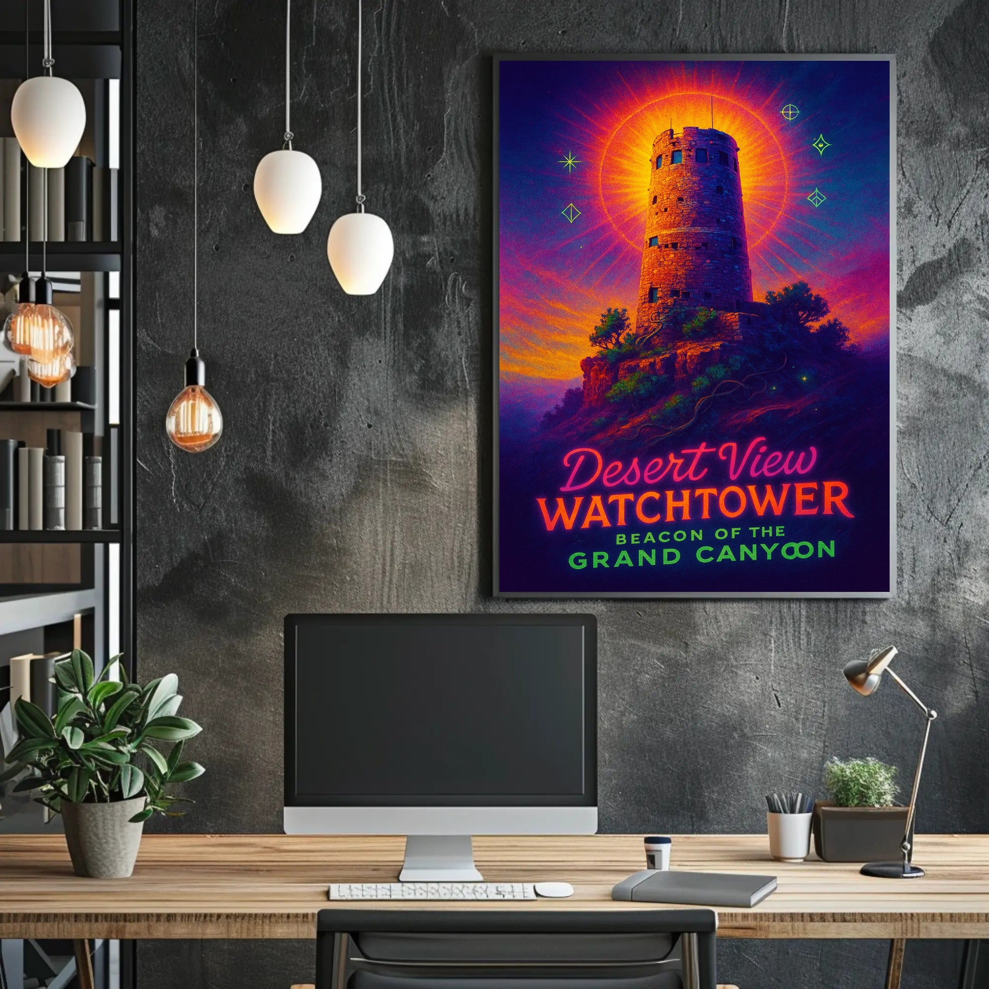 Desert View Watchtower Beacon of the Grand Canyon Poster