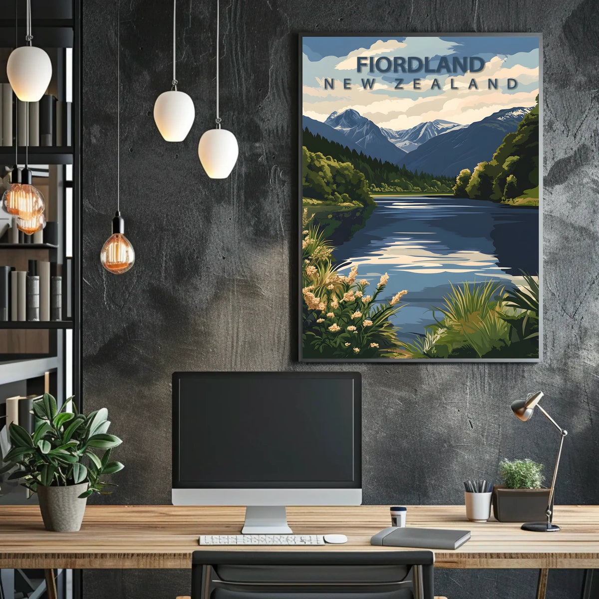 Fiordland, New Zealand Poster