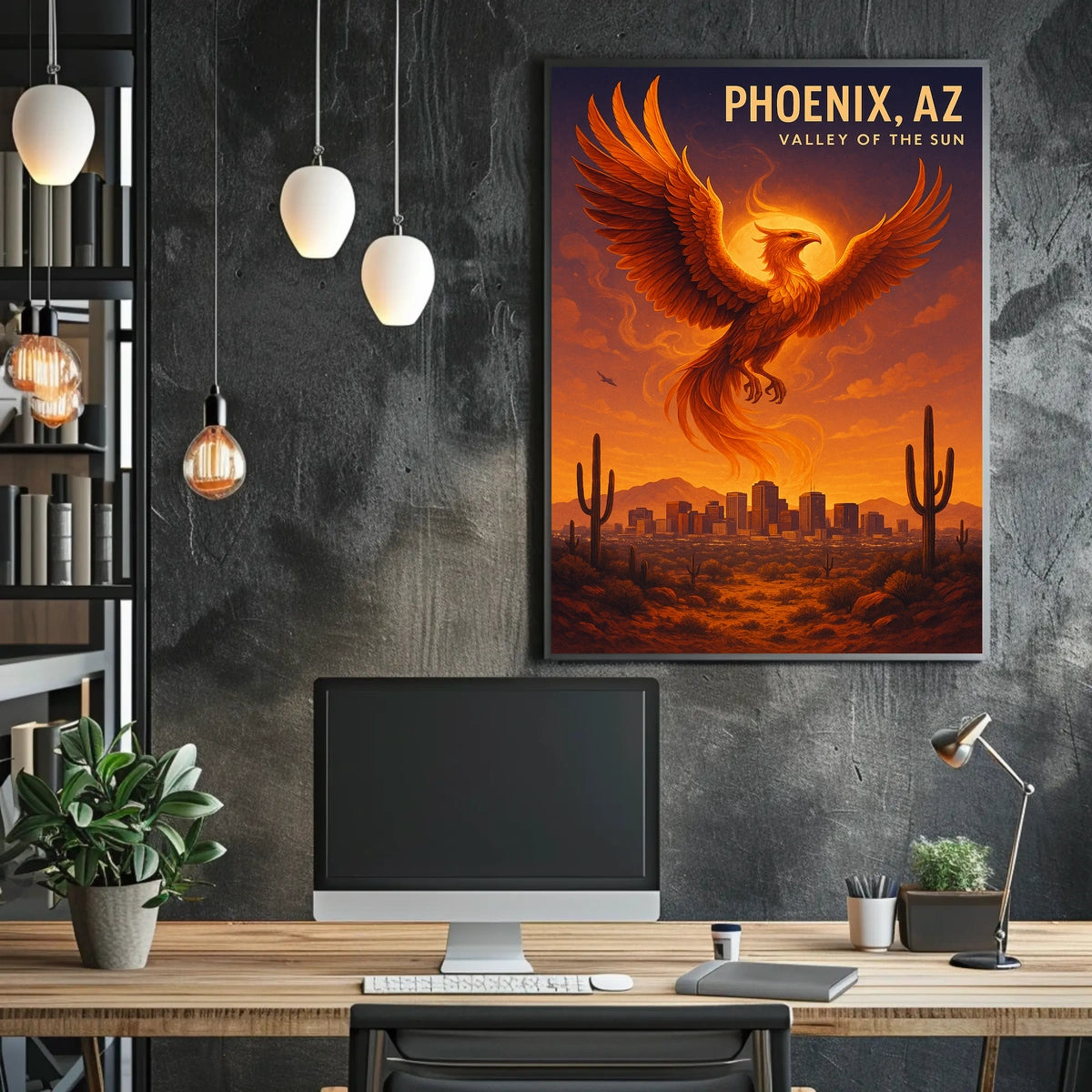 Phoenix, AZ Valley of the Sun Poster