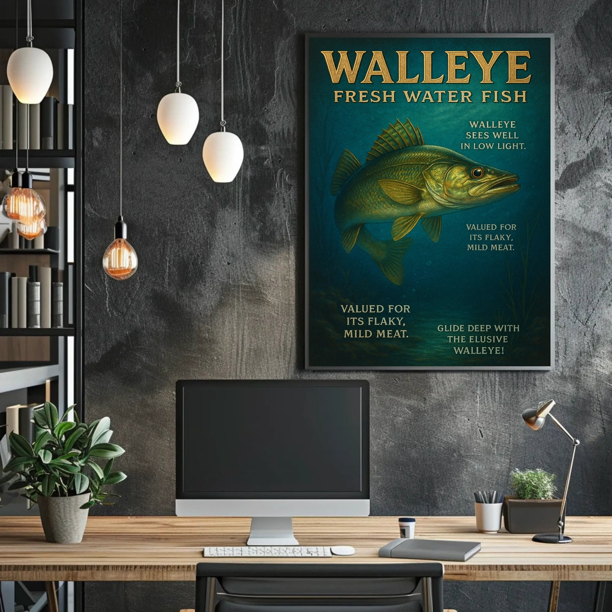 The Elusive Walleye Poster