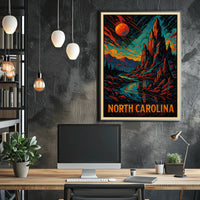North Carolina Landscape Poster