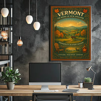 Vermont The Heart of New England Poster