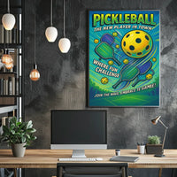 Pickleball The New Player in Town Poster
