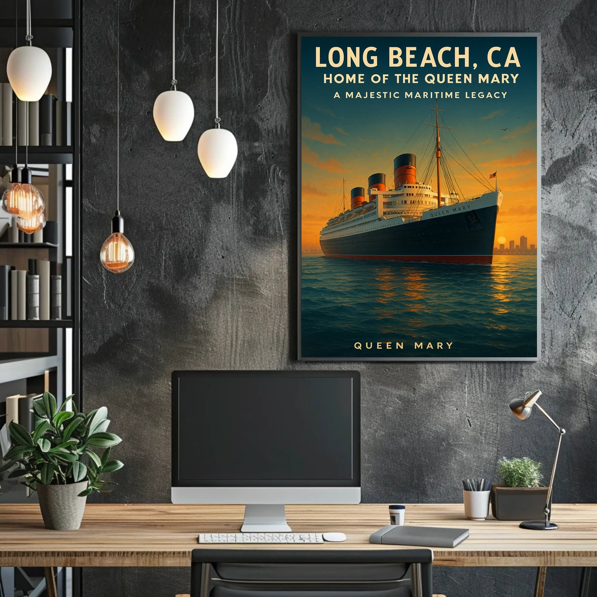 Queen Mary A Majestic Maritime Legacy Poster