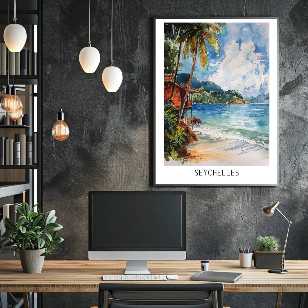 Serene Seychelles Poster