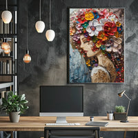 Abstract Modern Art Expressionism Poster