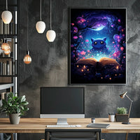 Enchanted Night Mystic Forest Surrealism Dreamers Poster