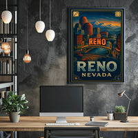 Discover Reno, Nevada Poster