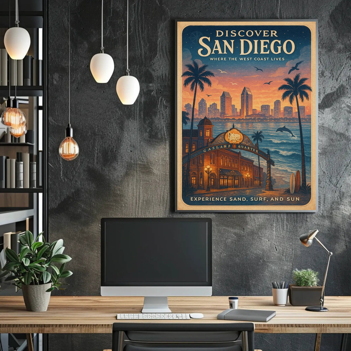 Discover San Diego Poster