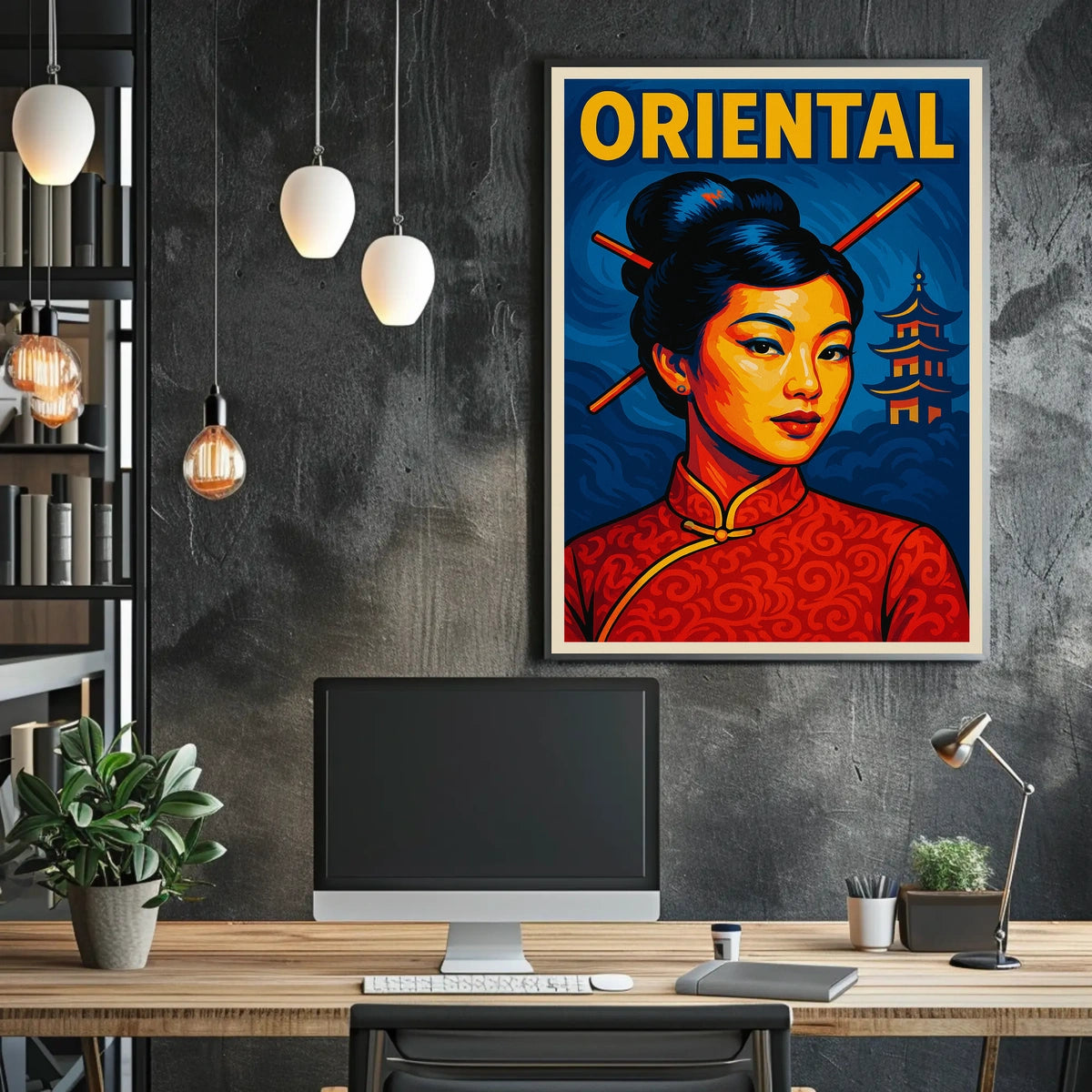 Oriental Elegance Poster
