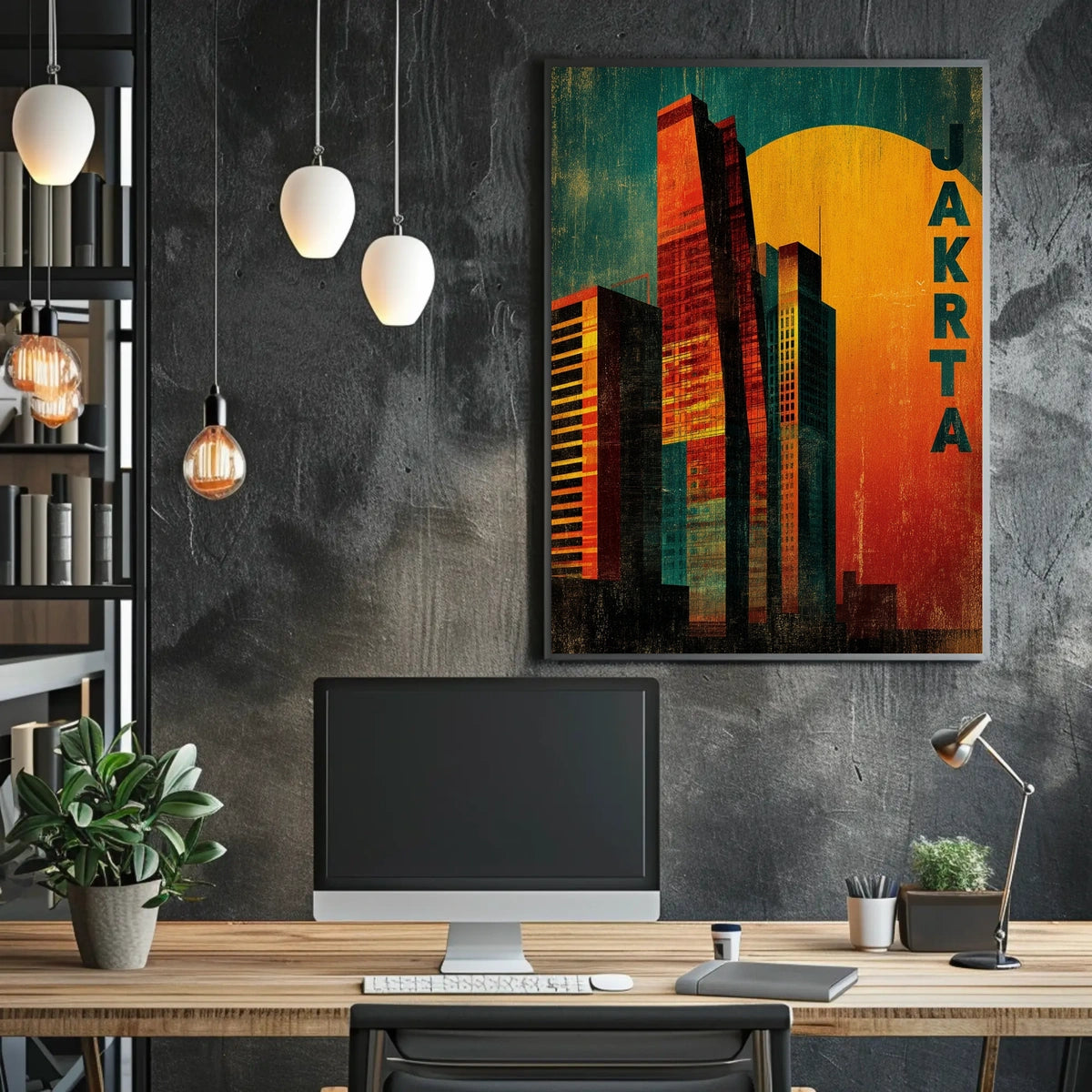 Jakarta Skyline Poster