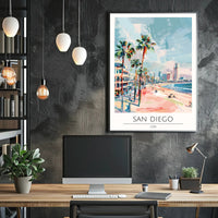 San Diego Scenic Poster PosterGoat