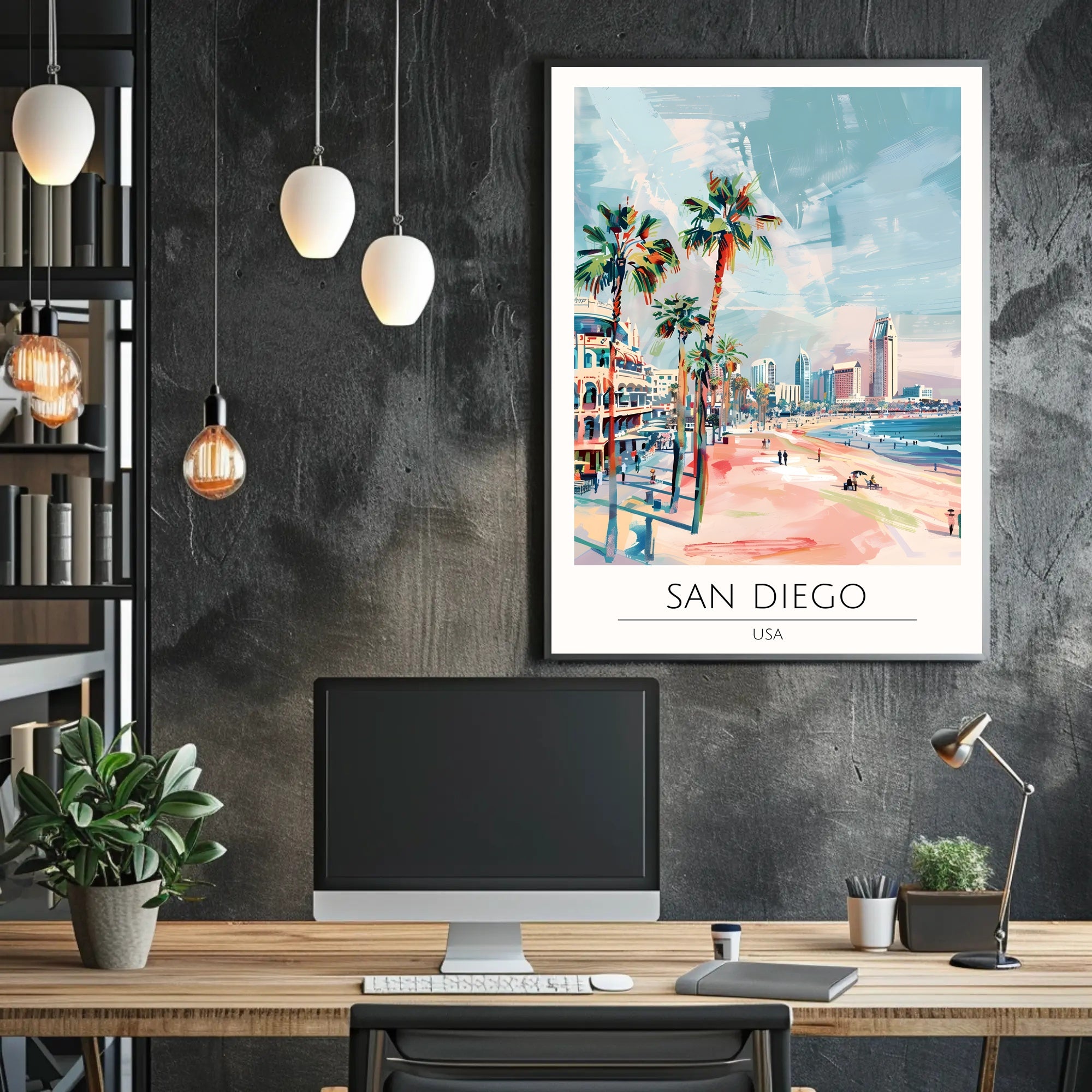 San Diego Scenic Poster PosterGoat