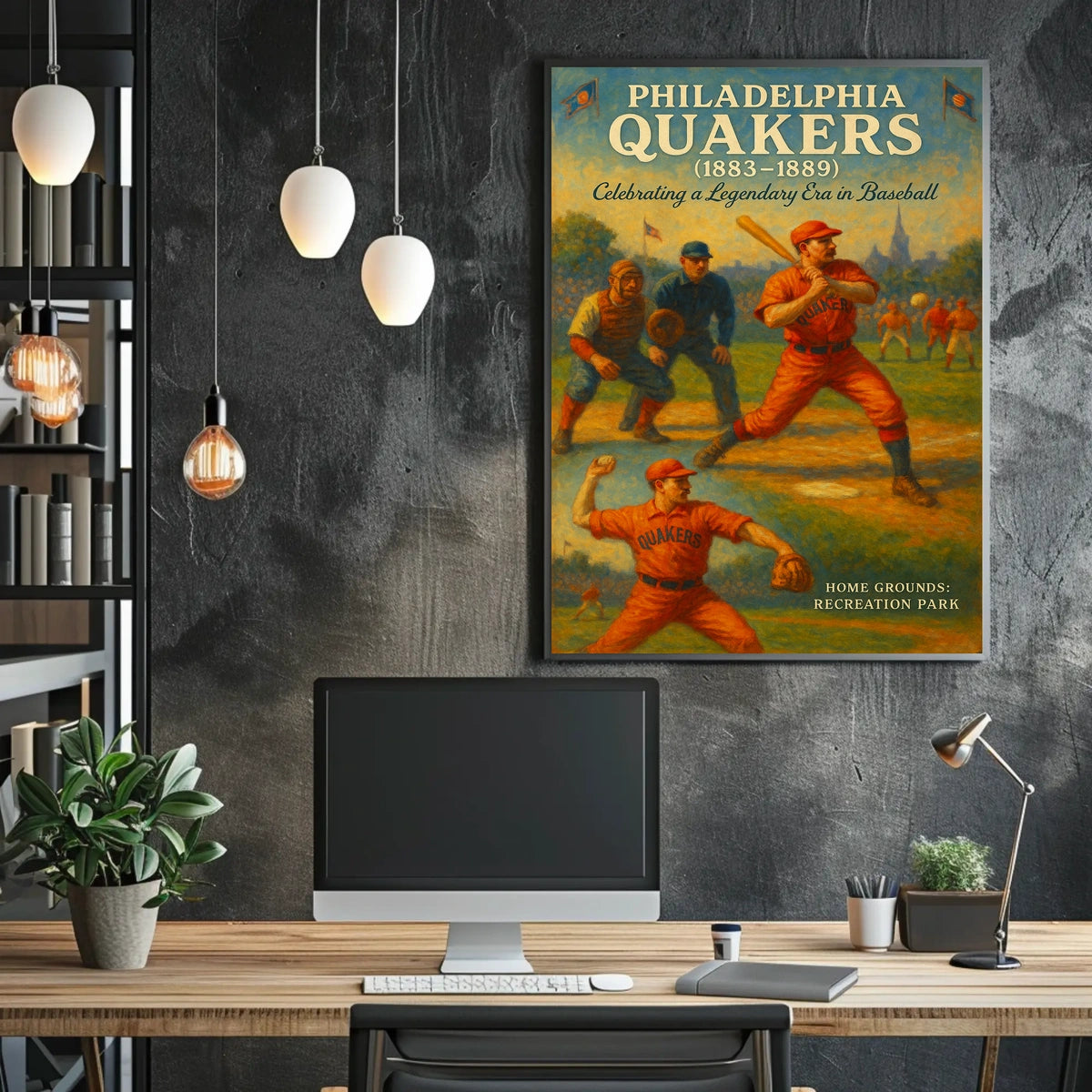 Philadelphia Quakers Celebrating A Poster