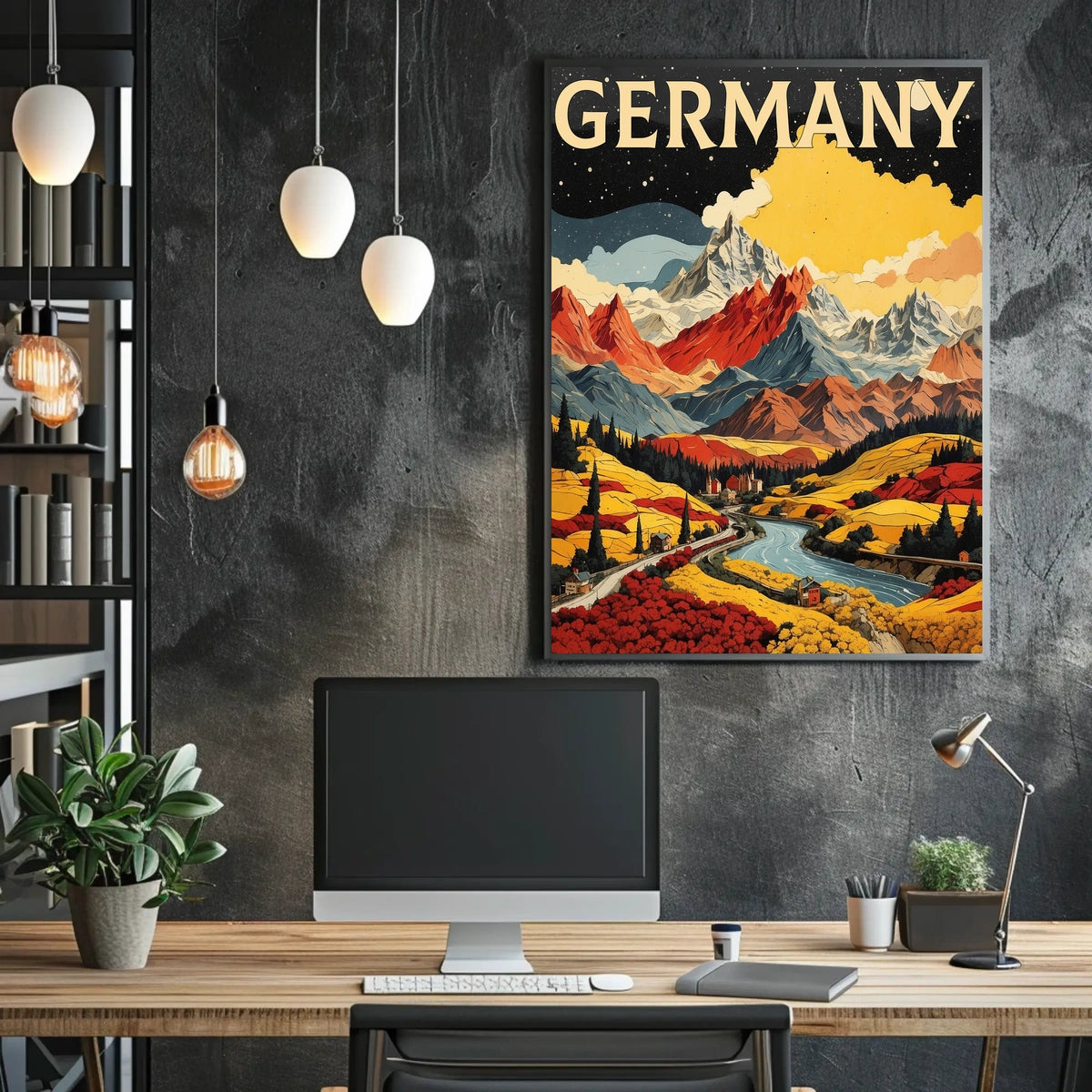 Germany A Scenic Journey Poster