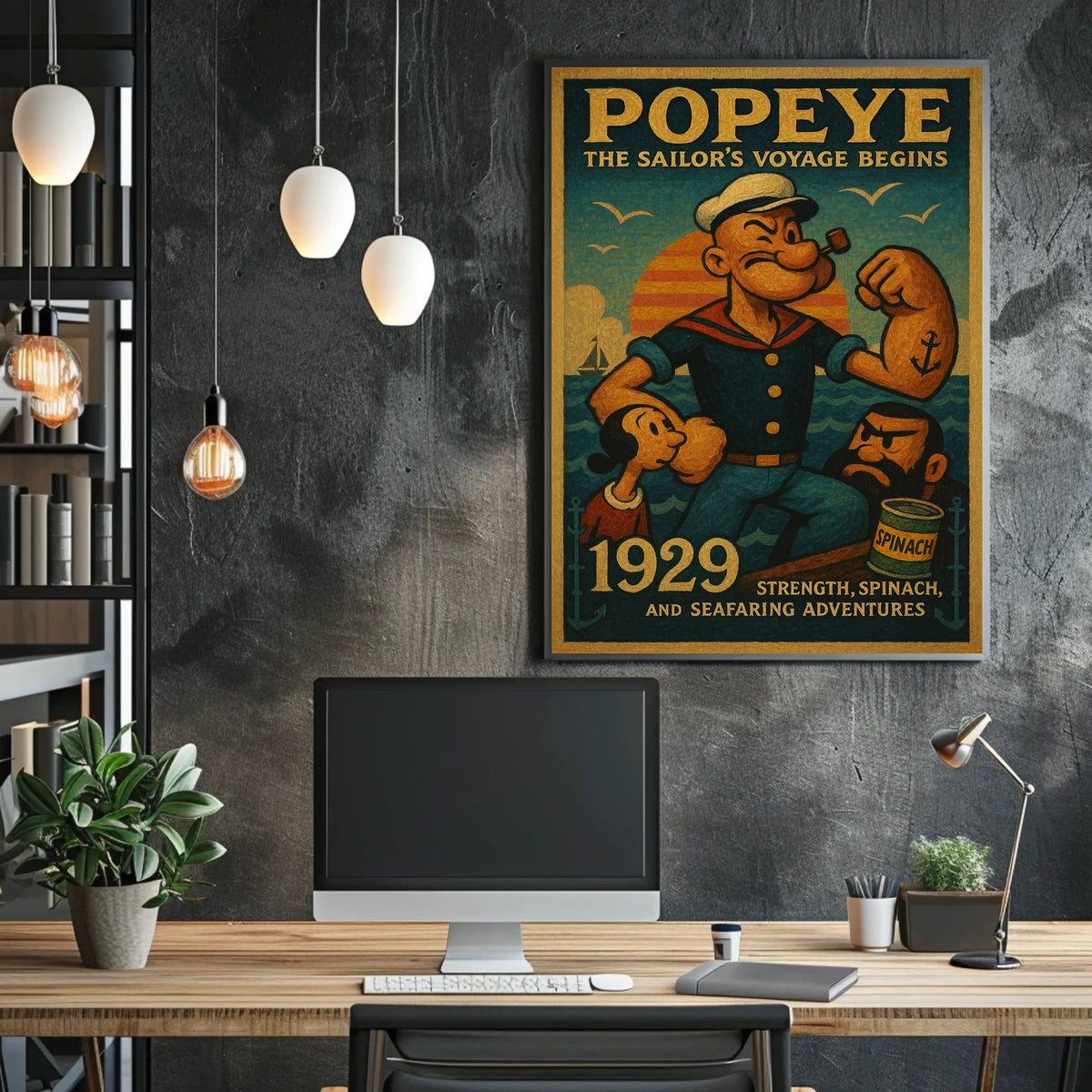 Popeye 1929 Art Poster POP-81