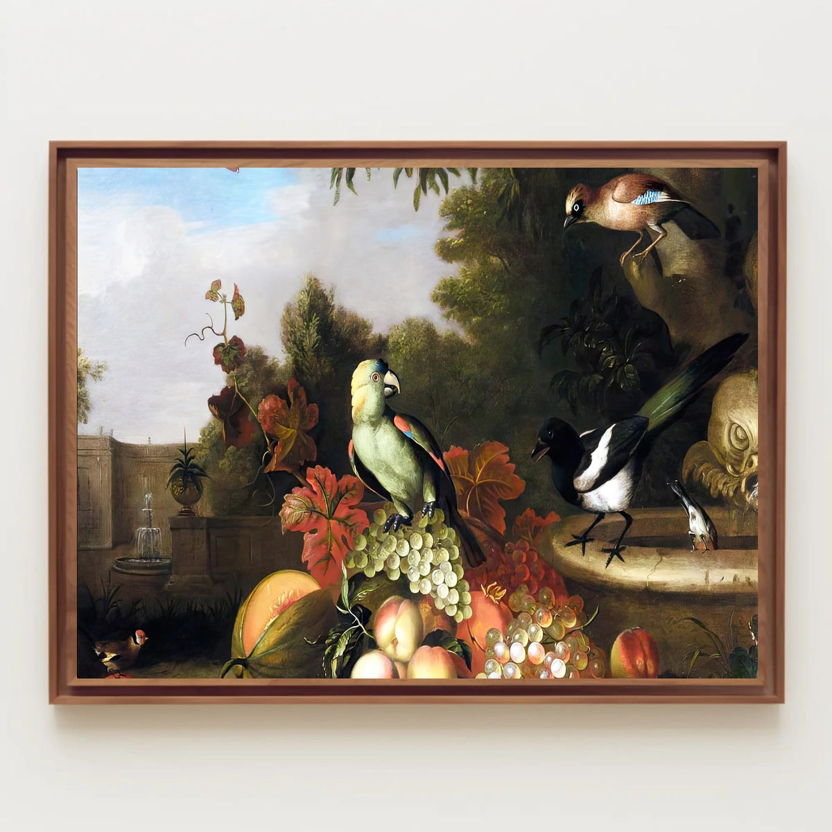 Exotic Garden Birds Art Print - Animal Poster