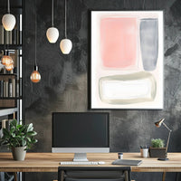 Abstract Harmony Minimalist Poster Modern Wall Art Print