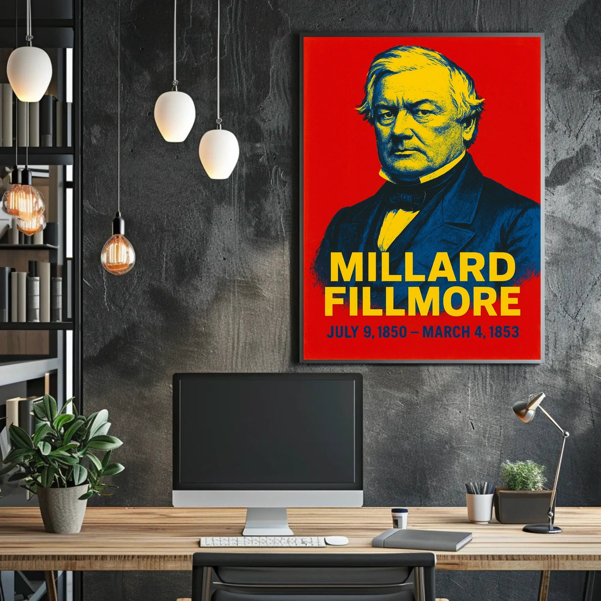 Millard Fillmore 13Th President Poster