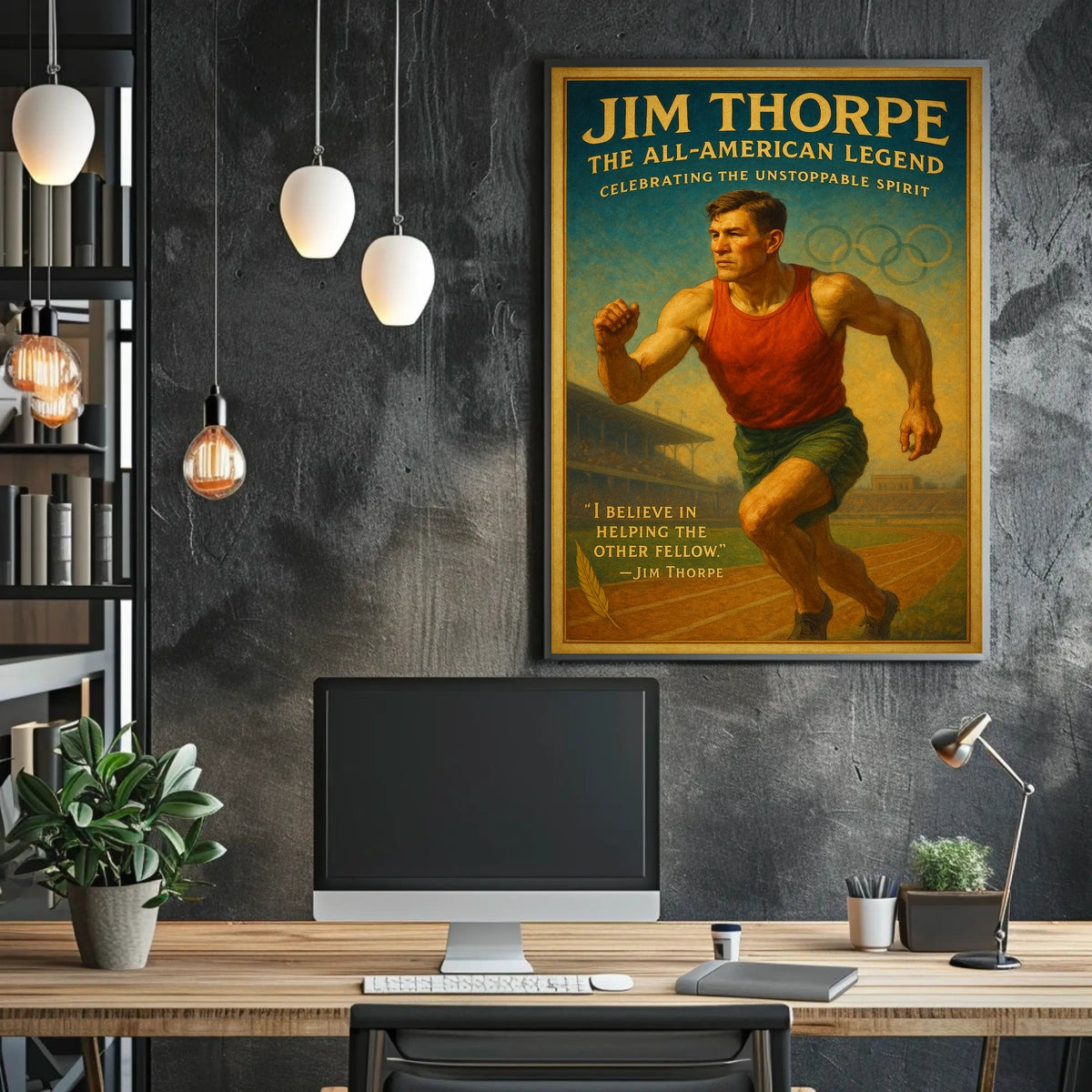 Jim Thorpe The All-American Legend Poster
