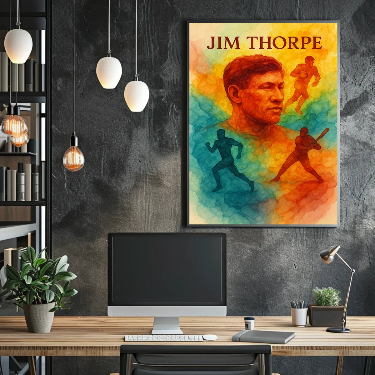 Jim Thorpe A Legendary Athlete Poster