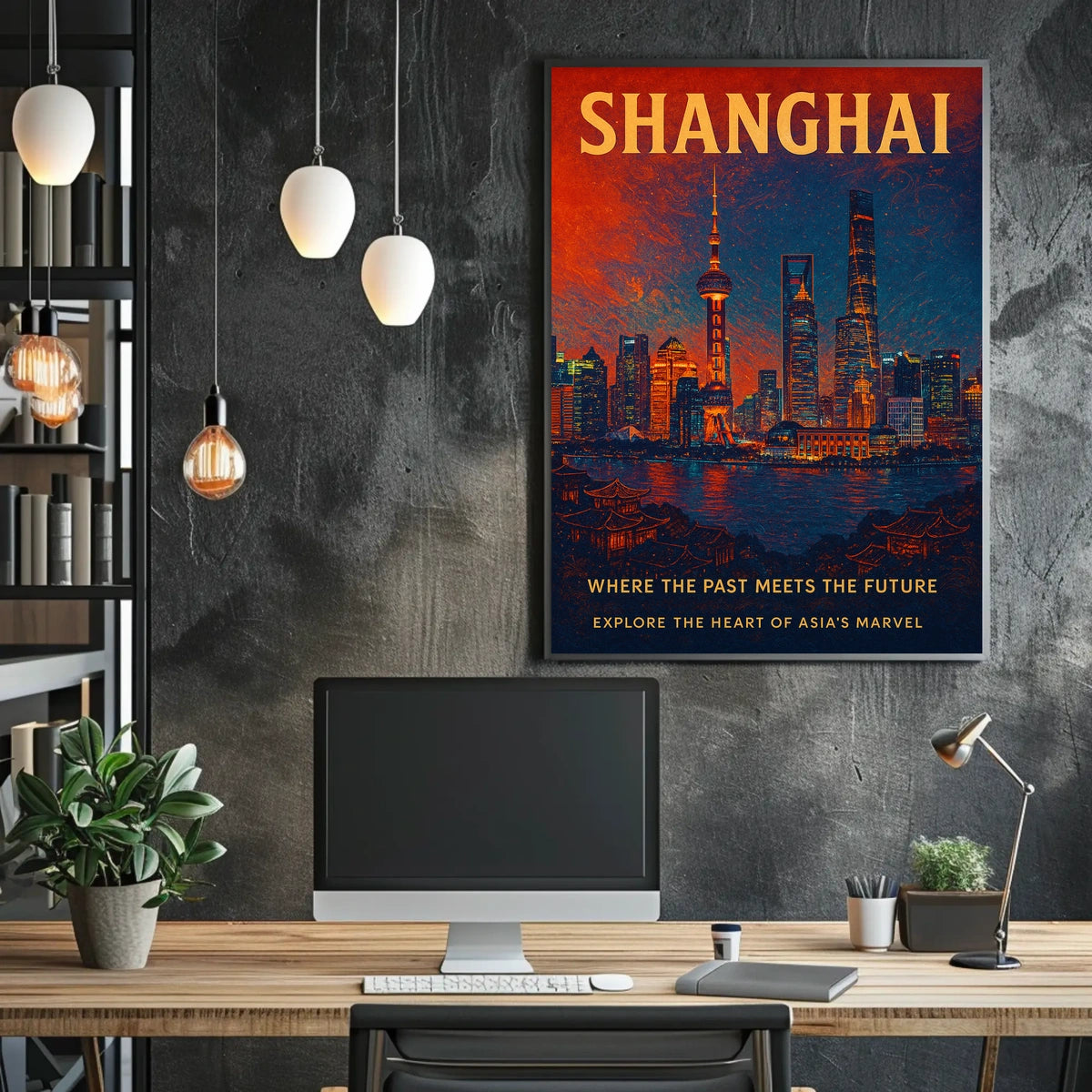 Shanghai Where The Past Meets The Poster