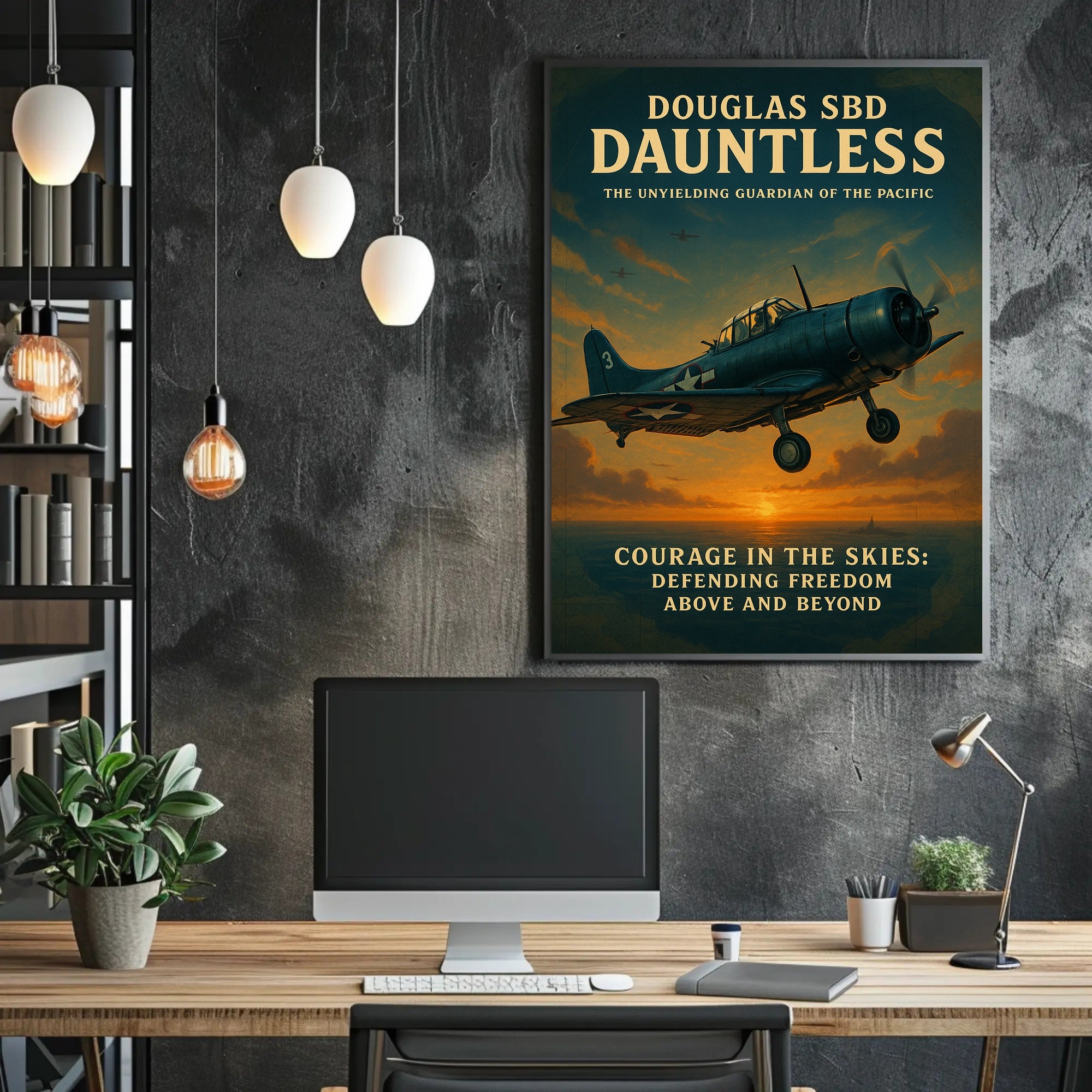 Douglas SBD Dauntless Poster