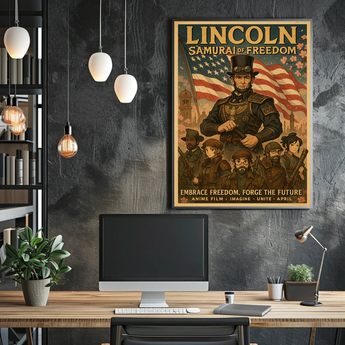 Lincoln Samurai of Freedom Poster