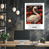 William Morris Exhibition Vintage Art Poster
