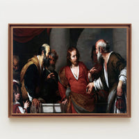 Baroque Masterpiece Scene Historical or Presidential Poster