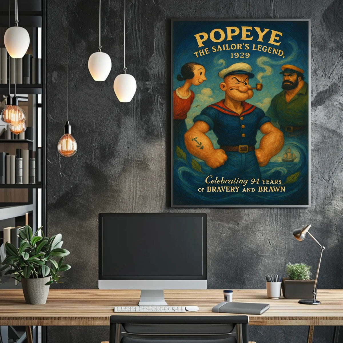 Popeye 1929 Art Poster POP-126