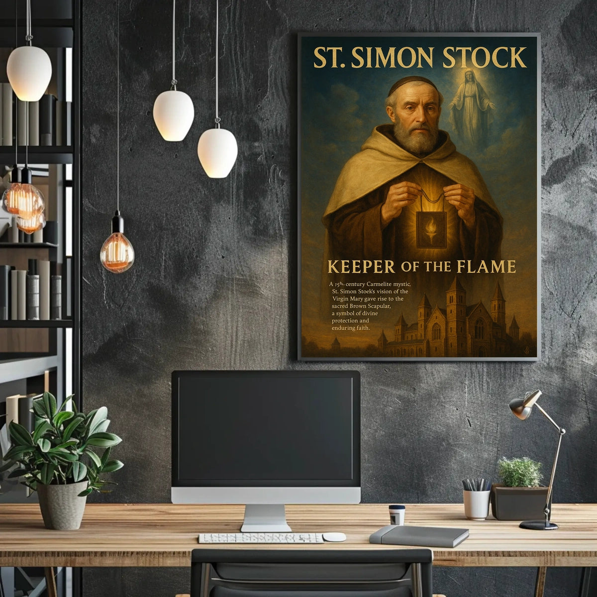 St. Simon Stock Keeper Of The Flame Poster