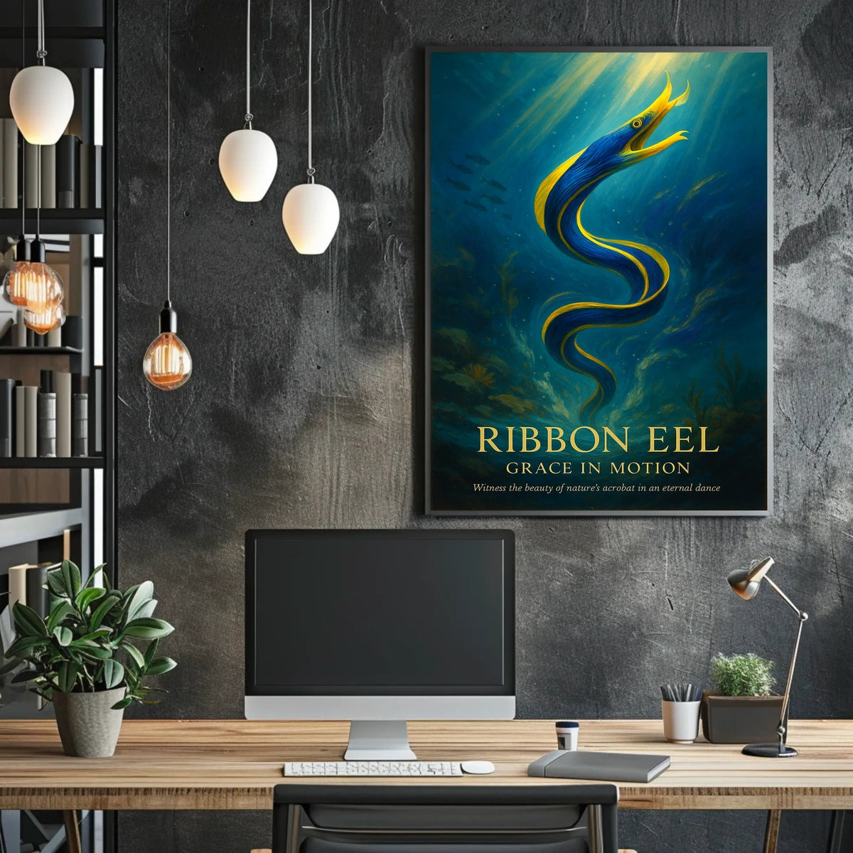 Ribbon Eel Grace in Motion Poster