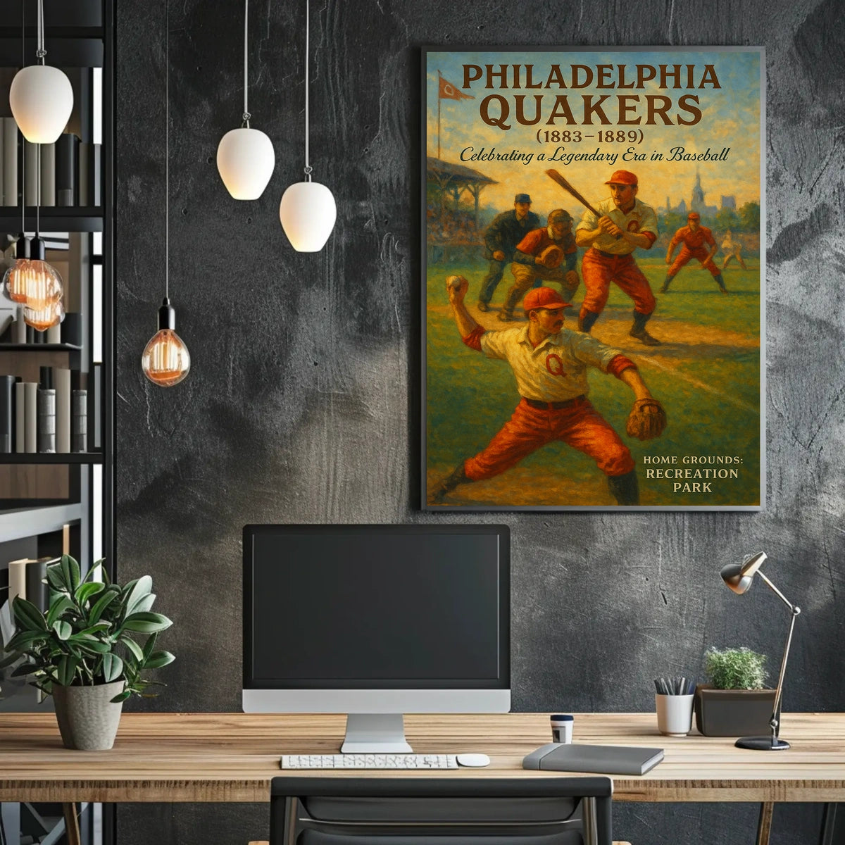 Philadelphia Quakers Celebrating A Poster
