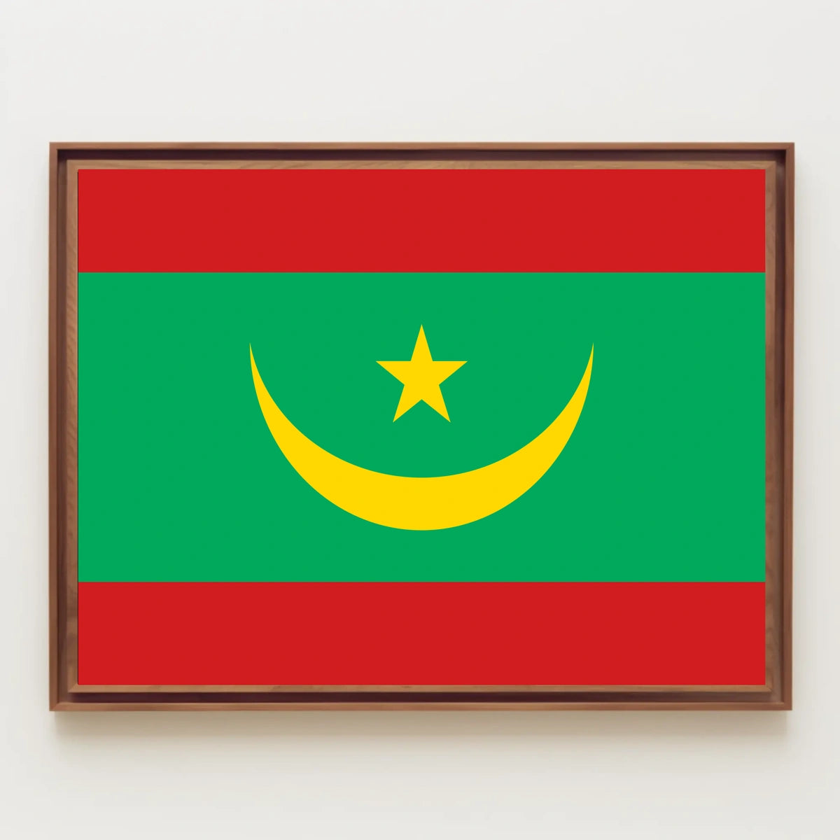 Mauritania Flag Poster