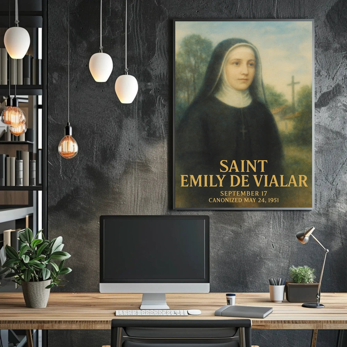 Saint Emily De Vialar Poster