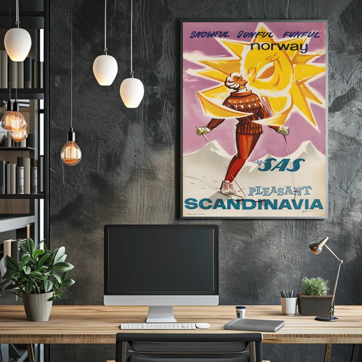 Snowful Gumful Funful Norway Poster