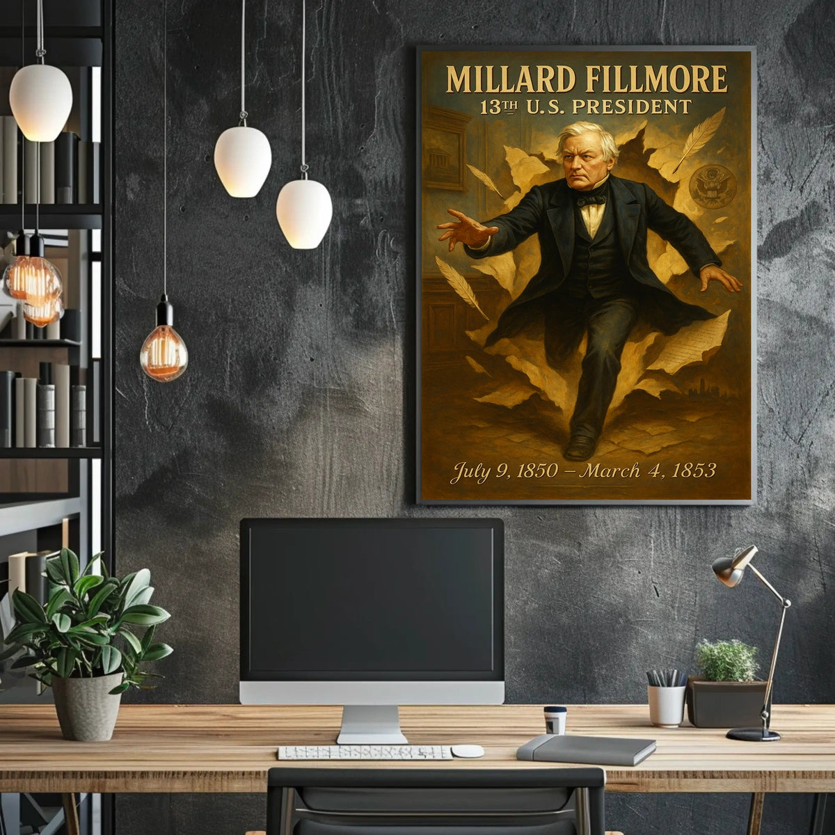 Millard Fillmore 13th U.S. President Poster