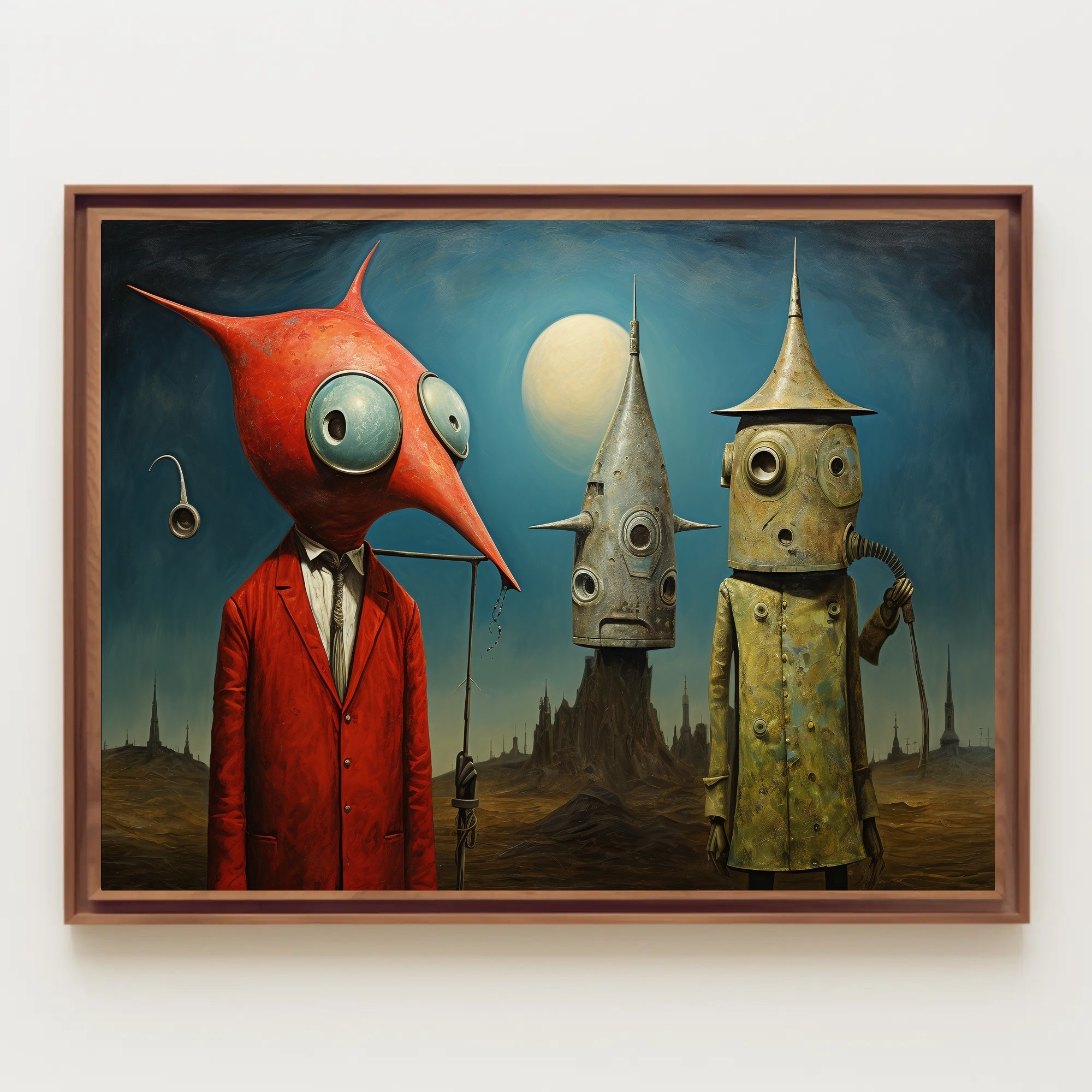 Surreal Extraterrestrial Art: Fantasy or Mythology Poster